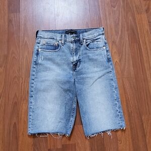 Modern American La Brea Short Long Berbuda Jean Shorts Size 26 New
